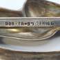 TA-97 Mexico Sterling Silver Modernist Oblong 3in Brooch 12.6g image number 3