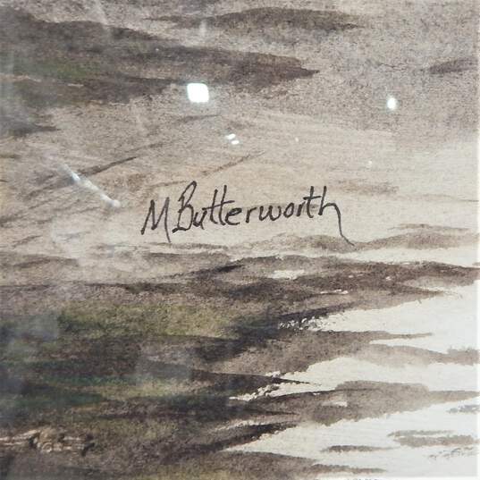 Marlene Butterworth Artist Signed Framed Nautical Maritime Seascape Painting Art image number 2