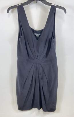 Armani Exchange Womens Black Silk Sleeveless V-Neck Cocktail Mini Dress Size 4