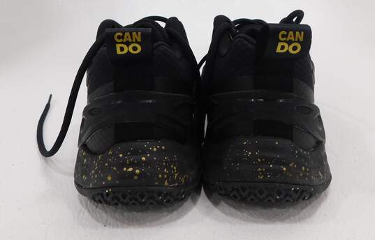 adidas Exhibit A Candace Parker Black Gold Women's Shoes Size 6.5 image number 4