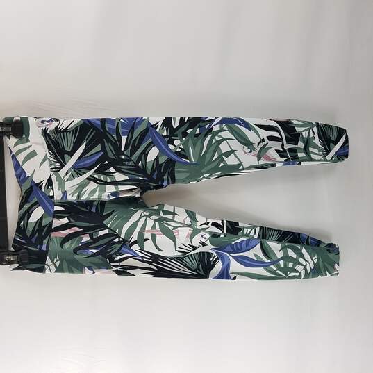Calvin Klein Women Green Leave Graphic Active Leggings S image number 1
