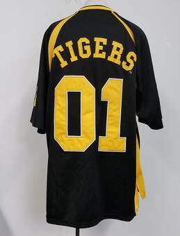 Mens Black Yellow Grambling State Tigers #1 College NCAA Jersey Size 2X alternative image