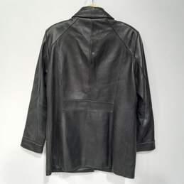 Worthington Black Leather Jacket Mens size L alternative image