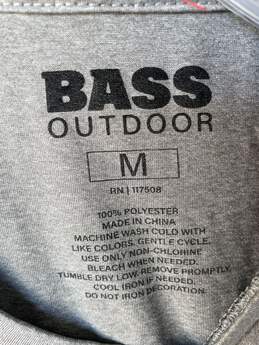Bass Outdoor Mens Gray Crew Neck Graphic Print T-Shirt Size M T-0545559-D alternative image