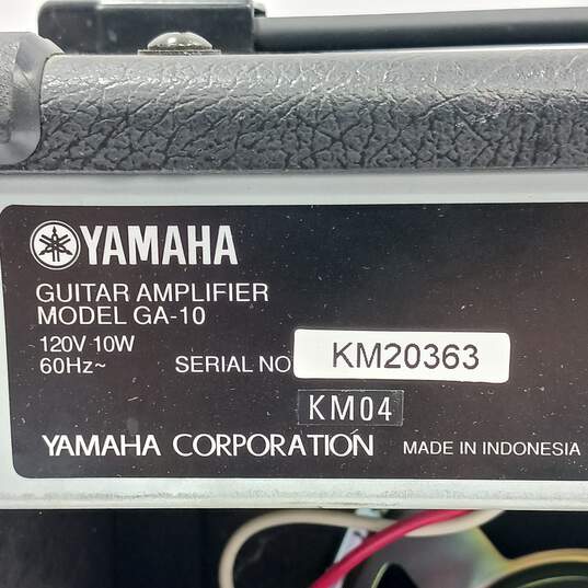 Black YAMAHA Guitar Amplifier image number 3
