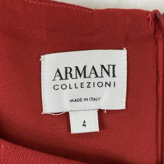 Armani Collezioni Red Casual Dress - Size 4 image number 3