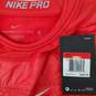 NWT Nike MN's Pro Hyper-warm Compression Padded Red Pullover Size L image number 3