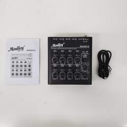 Moukey MAMX 3 Ultralow Noise 8 Channel Line Stereo Mixer / Untested alternative image