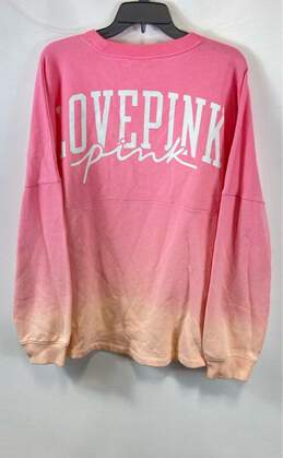 NWT Victoria's Secret Womens Pink Ombre Long Sleeve Pullover Sweatshirt Size XL alternative image