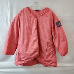 Pink XL Snap Button Jacket