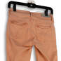 Womens Pink Denim Medium Wash Pockets Skinny Leg Jeans Size 4 image number 4