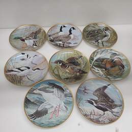 'Water Birds of The World' Collector Plates-Franklin Porcelain (6)