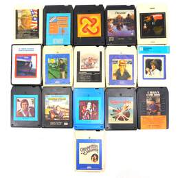 Lot Of 16 Country & Oldies Hits 8 Track Tapes John Wayne Conway Twitty Don Williams