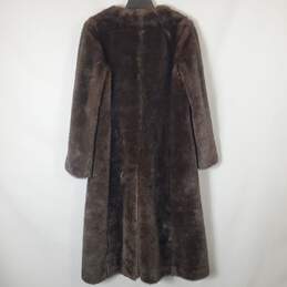 BCBG Max Azria Women Brown Fur Coat M alternative image