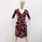 Diane von Furstenberg B&W & Red Wrap Dress image number 3