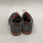Mens 20-4379 Gray Suede Round Toe Lace-Up Oxford Dress Shoes Size 10.5 image number 3