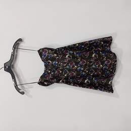 Women's American Eagle Outfitters Shimmer Floral Tube Top Party Dress 2 alternative image