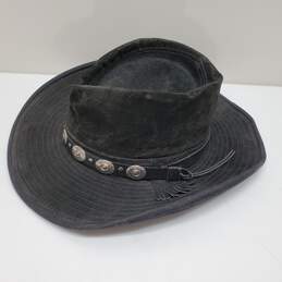 Henschel Black Suede Western Hat alternative image