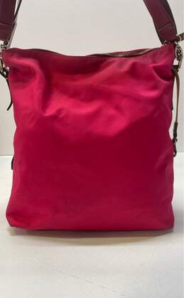 Dooney & Bourke Dillen Pink Nylon Pocket Shoulder Hobo Tote Bag alternative image