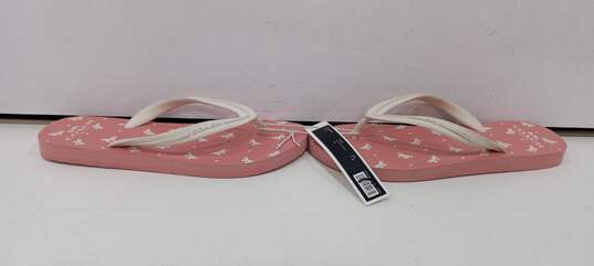 Coach Women's Pink Cleo Thong Flip Flops Size 7 image number 2
