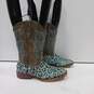 Roper USA Youth Blue Western Boots Sz 3 image number 4