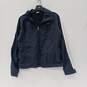 Nike Blue And White Striped Athletic Jacket Size L (12-14) image number 3