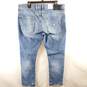 Guess Men Blue Washed Slim Tapered Jeans Sz 36 NWT image number 2