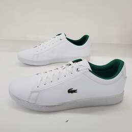 Lacoste Women's 'Hydez' White Leather Padded Collar Tennis Shoes Size 11.5