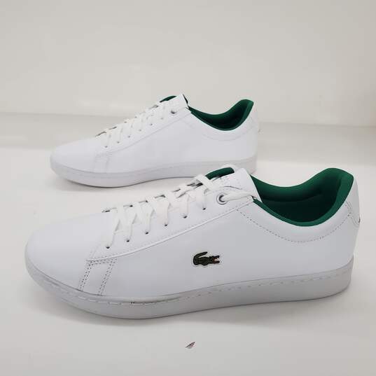 Lacoste Women's 'Hydez' White Leather Padded Collar Tennis Shoes Size 11.5 image number 1