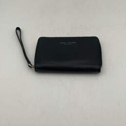 Womens Black Leather Inner Pocket Continental Zip-Around Wallet