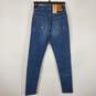 Levi's Women Blue Skinny Jeans Sz 24 NWT image number 4