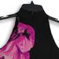 NWT White House Black Market Womens Black Purple Floral Tank Top Size Small image number 4