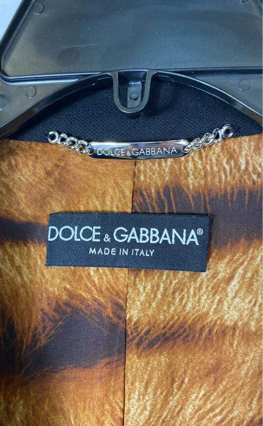 Dolce & Gabbana Women Black Blazer - Size 42 image number 2
