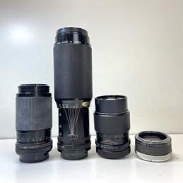 Assorted Canon FD Compatible Camera Lenses