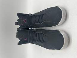 Girls Air Jordan True Flight Black Pink Round Toe Sneaker Shoes Size 5Y alternative image