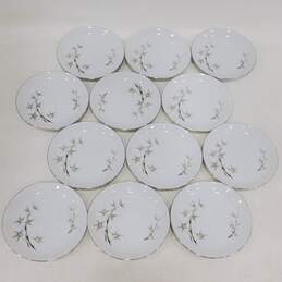Vintage Seyei Fine China Bamboo Garden 6.25" Bread & Butter Plate Set of 12