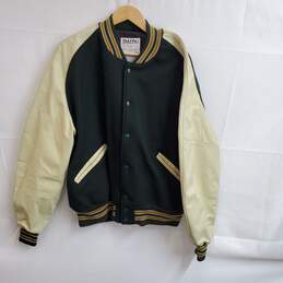 DeLong Raglen Sleeve Letterman Jacket Size XL