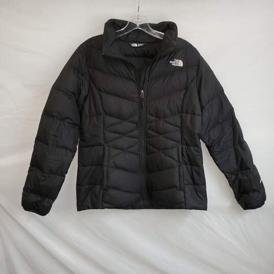 The North Face 550 Full Zip Black Down Jacket Women's Size L image number 1