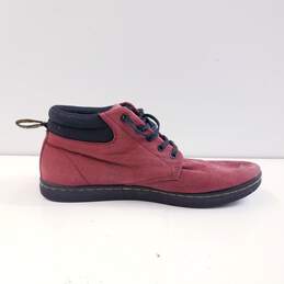 Dr. Martens Maleke Red Canvas Chukka Ankle Boots Size 9 alternative image