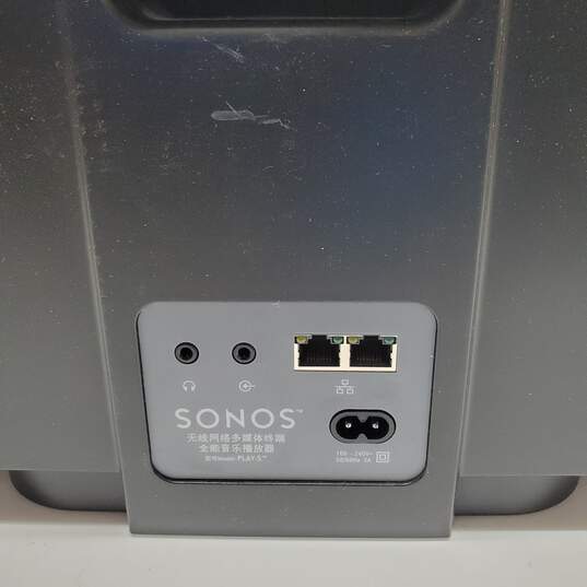 Untested SONOS Wireless Speaker Model PLAY 5 Black image number 3