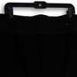 Women Black Elastic Waist Back Slit Pull-On Straight & Pencil Skirt Size XL image number 4