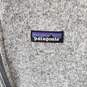 Light Grey Patagonia 1/2 Zip Fleece Sweatshirt Size M image number 3