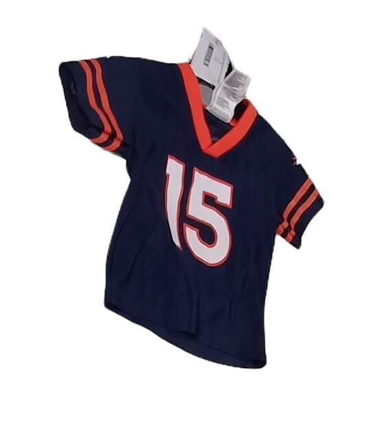 Boys Blue Denver Broncos Short Sleeve Pullover NFL Jersey Size 18M image number 3