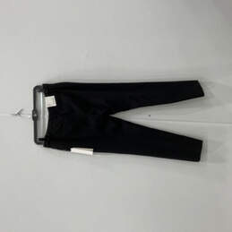 NWT Womens Black Flat Front Pockets Highline Tapered Leg Ankle Pants Size 6 alternative image