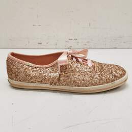 Keds X Kate Spade Glitter Low Sneakers Rose Gold 7.5