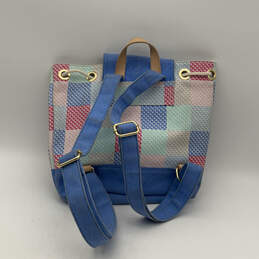 Womens Multicolor Drawstring Inner Zip Pocket Adjustable Strap Backpack alternative image