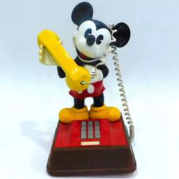 VNG The Mickey Mouse Phone Landline Rotary Dial Telephone Disney UNTESTED