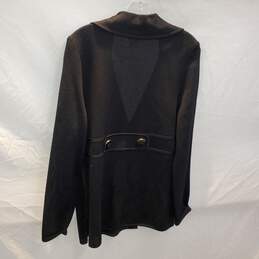 Exclusively Misook Black 3 Button Blazer Jacket Size M alternative image