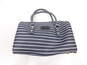 Kate Spade New York Navy White Stripe Speedy Style Bag image number 1
