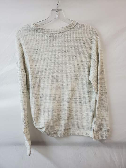 Socialite Grey Front Knot Sweater Size S image number 2